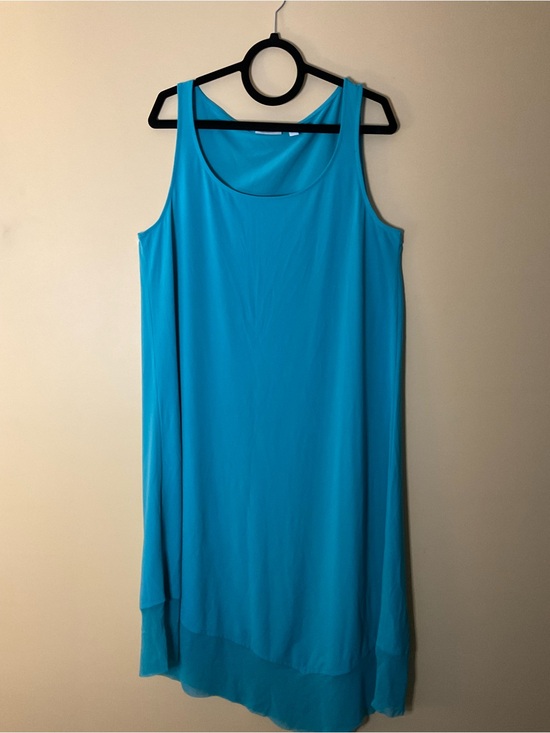 New York & Company Dresses & Skirts - New York & Company Turquoise Sleeveless Shift Dress
